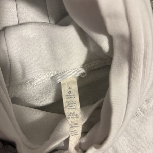 lululemon athletica Women's Cream Hoodie Sweater - Picture 3 of 7